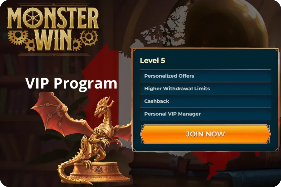 VIP Program Monster Win Casino